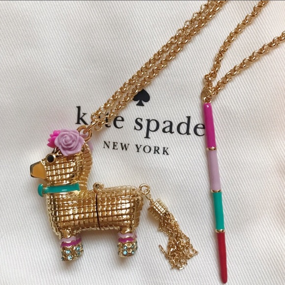kate spade Jewelry - NWOT kate spade piñata pendant long necklace